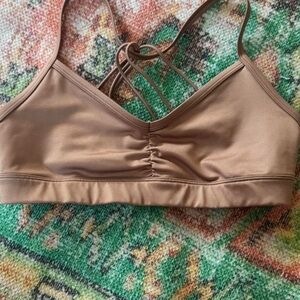 Alo Yoga copper airlift sunny bra